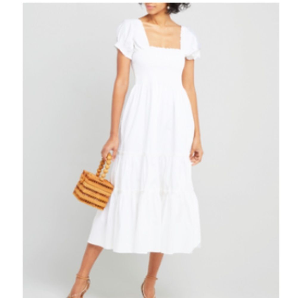 Elegant White sundress. BY OPT #14